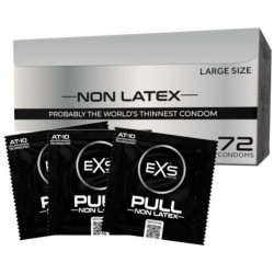 EXS Pull Large, bezlatexové kondomy 72 ks
