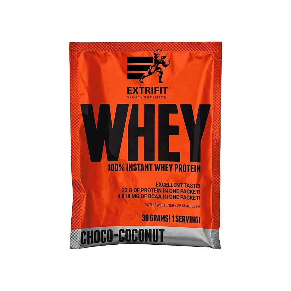 EXTRIFIT 100% Whey protein čoko kokos 30 g