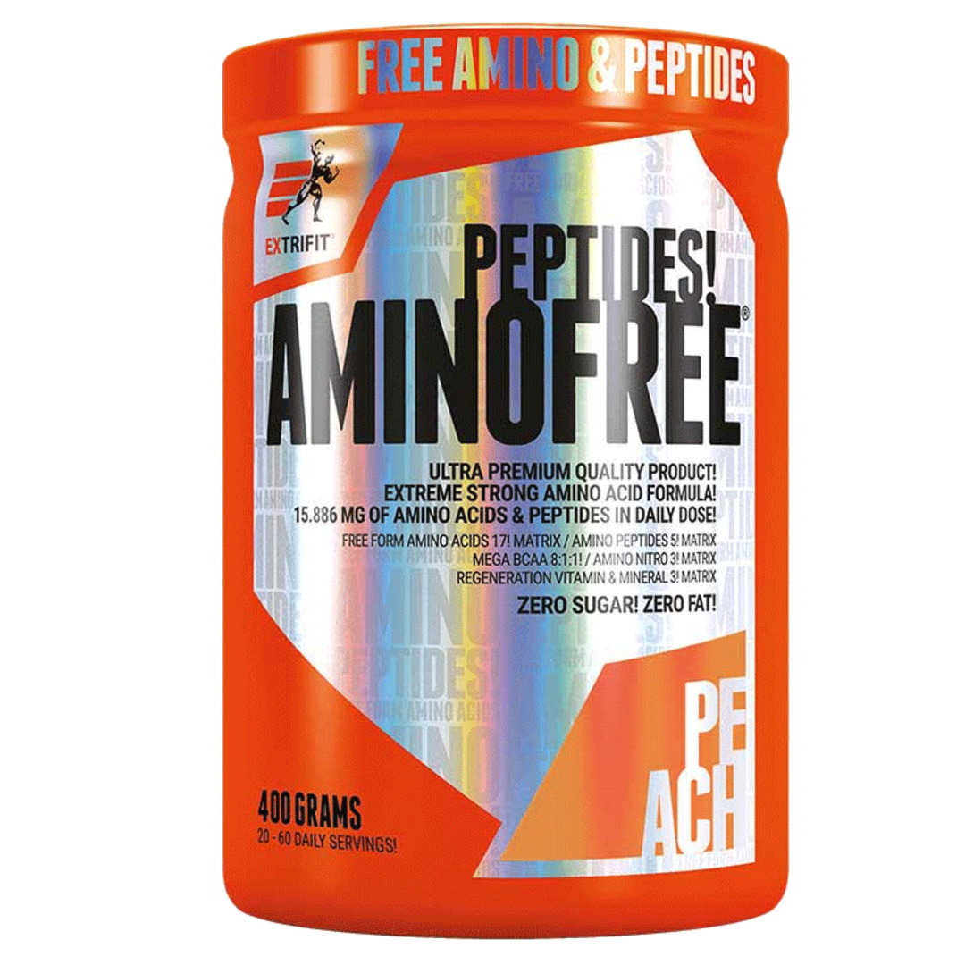 Extrifit AminoFree Peptides 400g - broskev