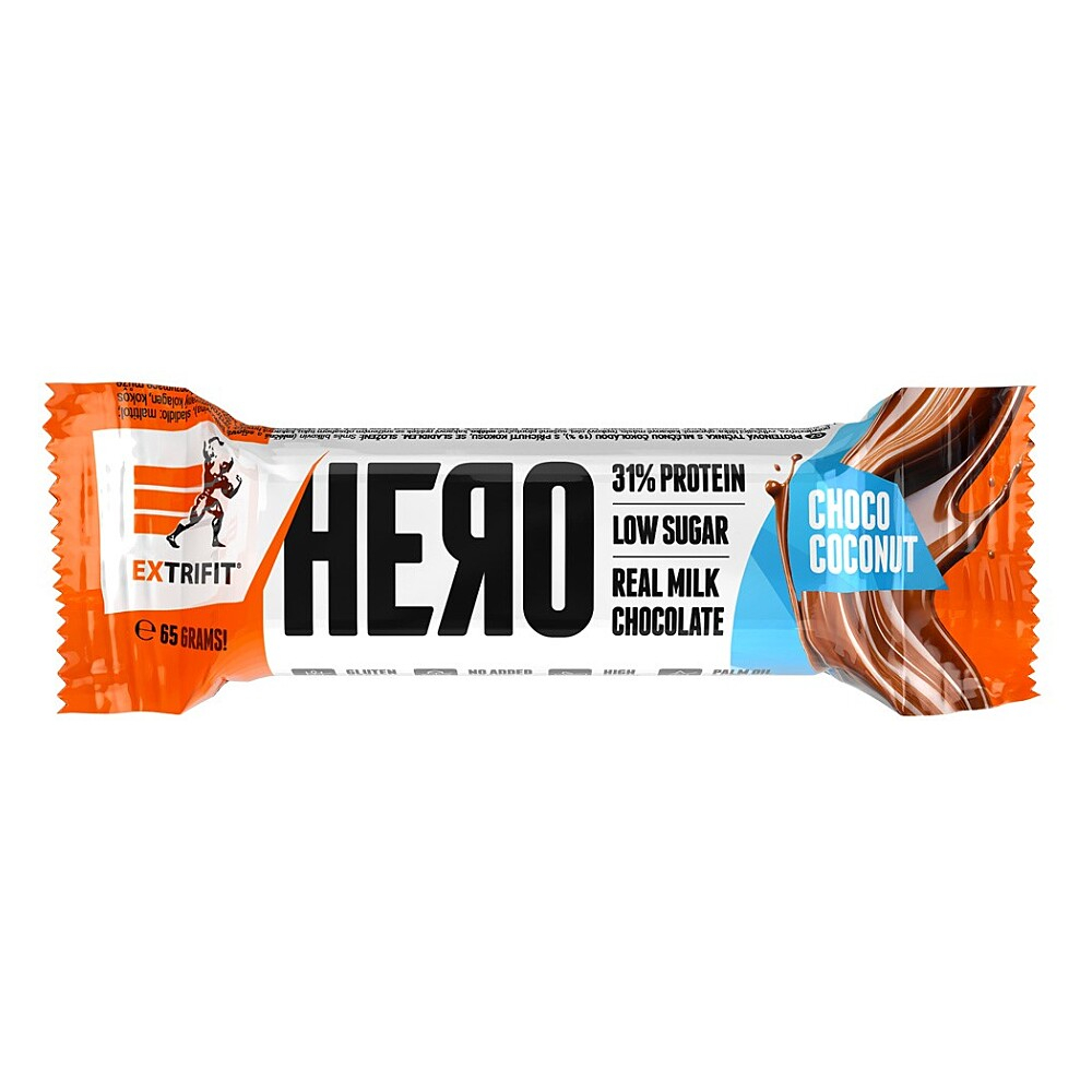 EXTRIFIT Hero tyčinka čokoláda a kokos 65 g