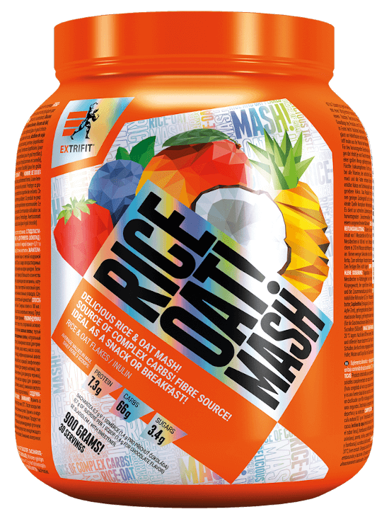 EXTRIFIT Rice Oat Mash malina 900 g