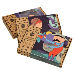 FAIROBCHOD Dárková sada čerstvě pražených káv 5 x 70 g