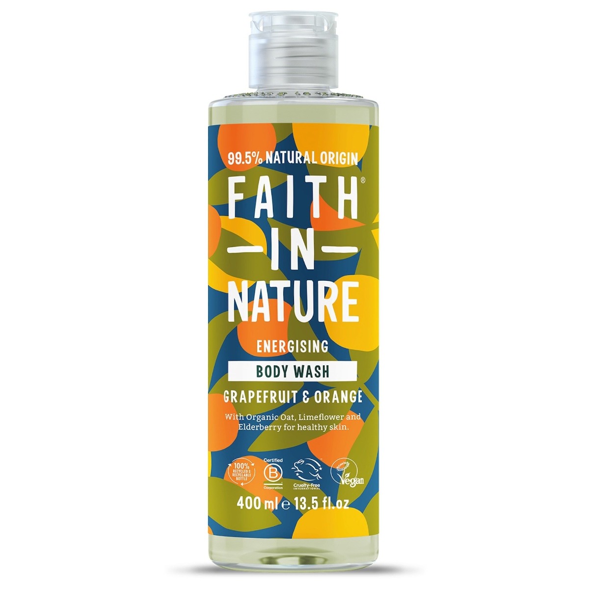 Faith in Nature Sprchový gel Grapefruit & pomeranč 400 ml