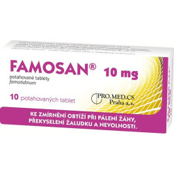 FAMOSAN 10 mg 10 Potahovaných tablet