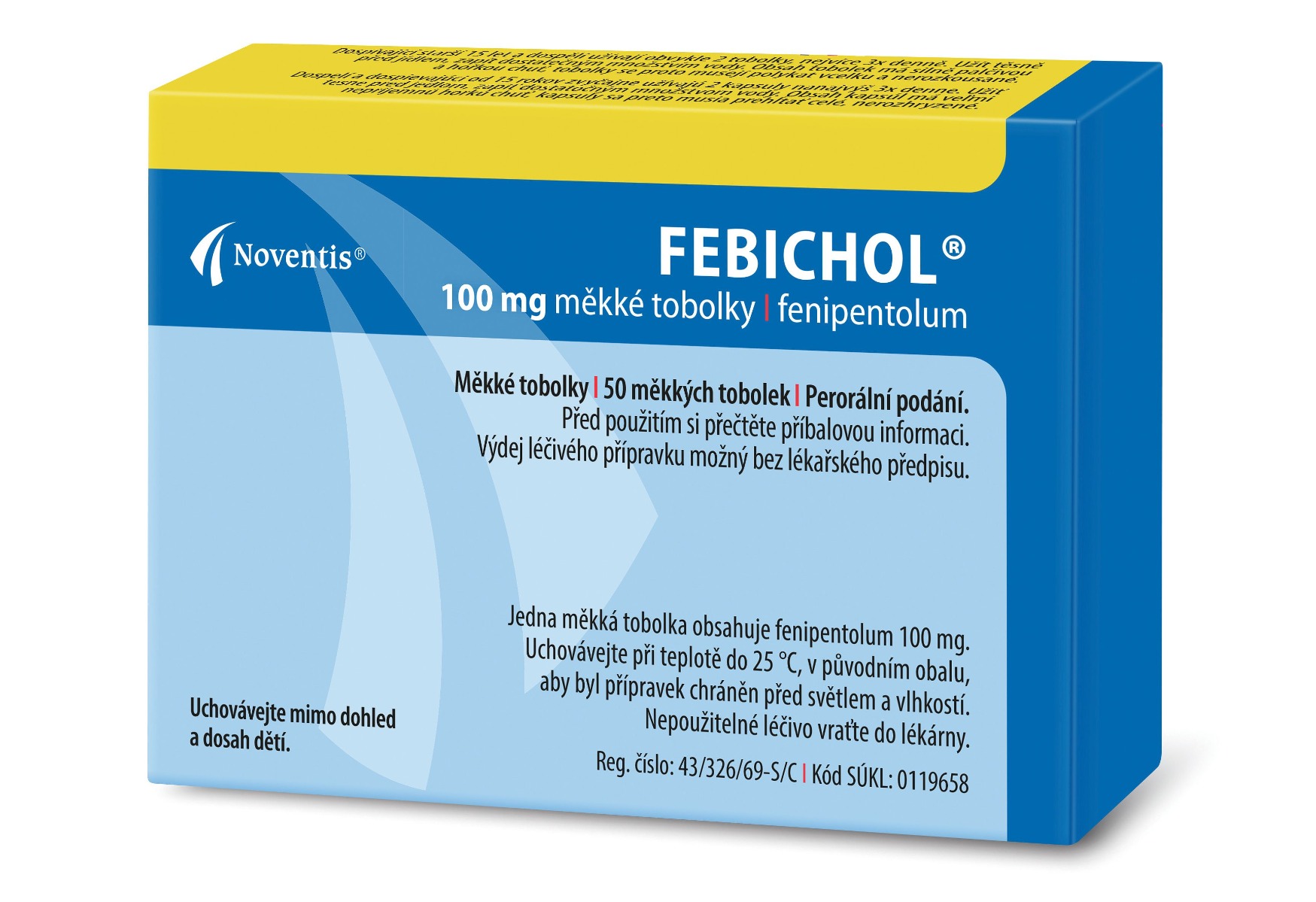 Febichol 50 měkkých tobolek