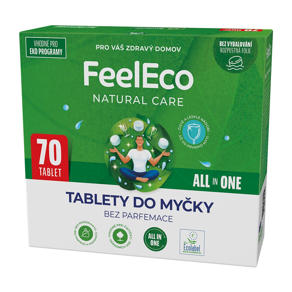 Feel Eco Tablety do myčky All in One 70 ks