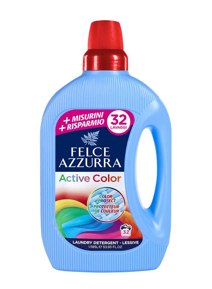 Felce Azzurra Active Color Prací gel 1,595 l 32 dávek