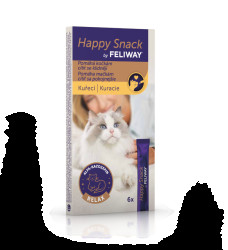 Feliway Happy Snack kuřecí 6x15 g