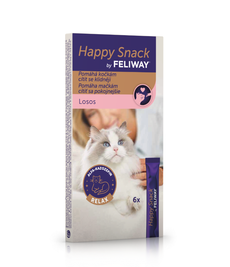 Feliway Happy Snack losos 6x15 g