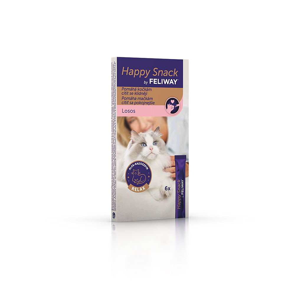 FELIWAY Happy snack s lososem 6 kusů