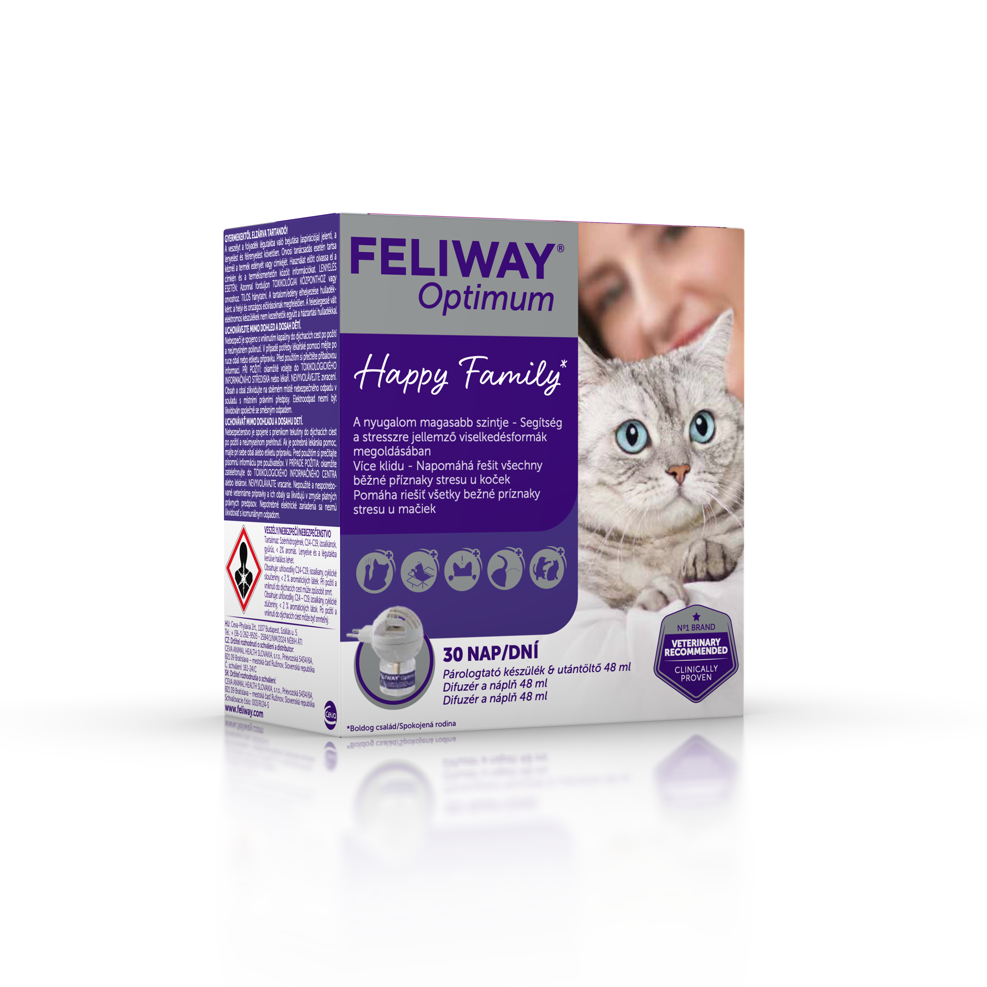 Feliway Optimum difuzér + náplň 48 ml