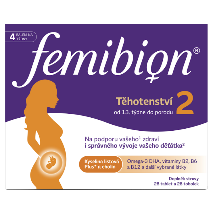 FEMIBION 2 Těhotenství 28 tablet + 28 tobolek