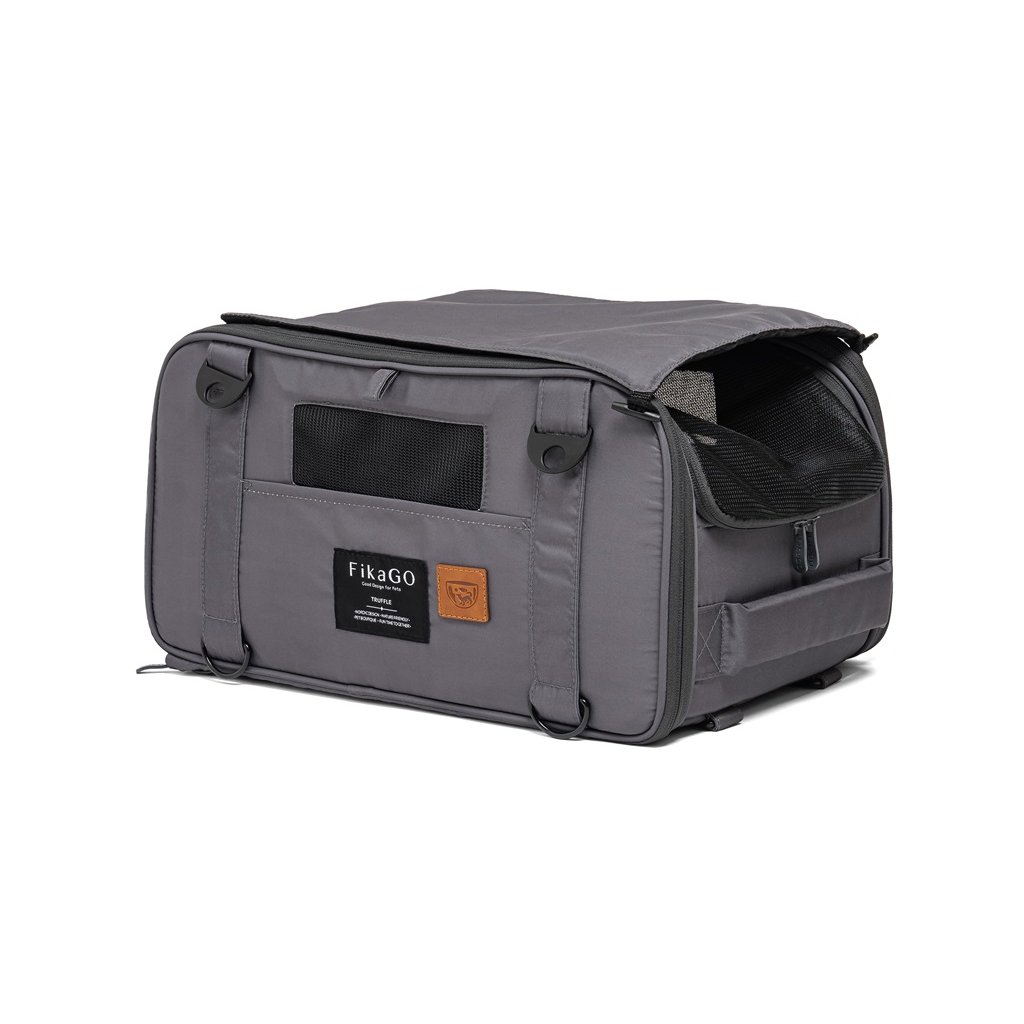 Fikago Nosič cestovní pro psy a kočky Truffle Grey