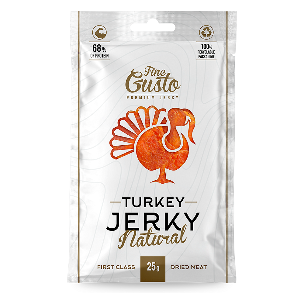 FINE GUSTO Krůtí jerky 25 g