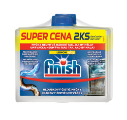 Finish Čistič myčky lemon sparkle 2x250 ml