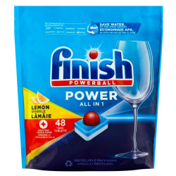 FINISH Power All in 1 Tablety do myčky nádobí Lemon Sparkle 48 ks