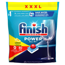 FINISH Power All in 1 Tablety do myčky nádobí Lemon Sparkle 80 ks