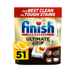 FINISH Ultimate Plus All in 1 kapsle do myčky nádobí Lemon 51 ks