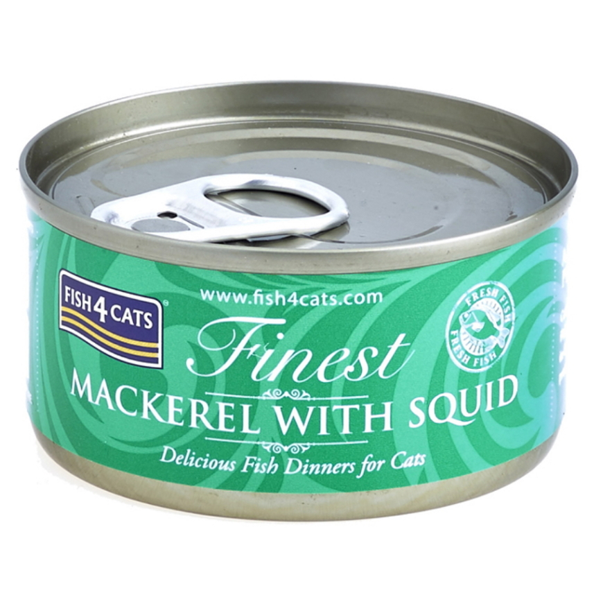 FISH4CATS  Finest makrela s olihní konzerva pro kočky 70 g