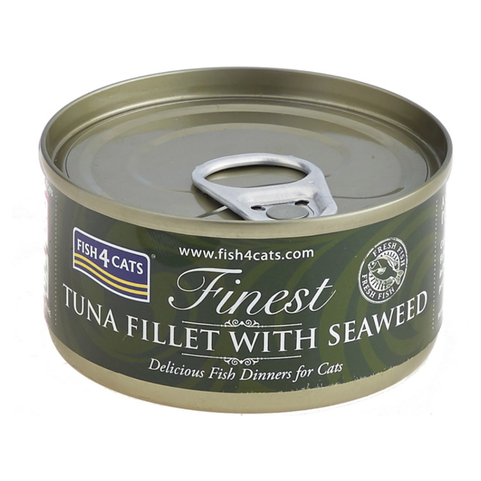 FISH4CATS Finest tuňák s mořskými řasami konzerva pro kočky 70 g