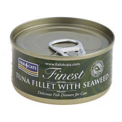 FISH4CATS Finest tuňák s mořskými řasami konzerva pro kočky 70 g