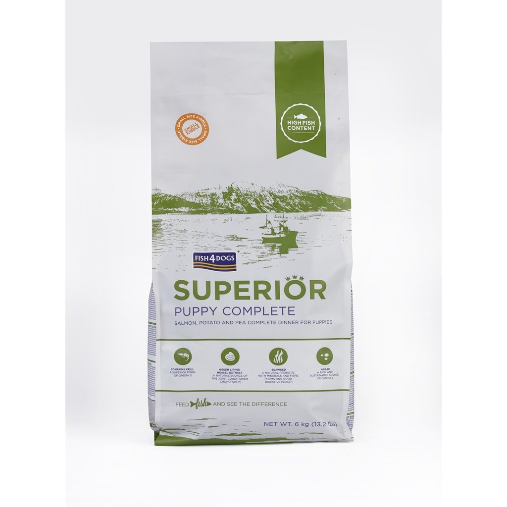 Fish4Dogs Granule malé pro štěňata Superior losos s bramborami 6 kg