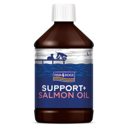 FISH4DOGS Lososový olej pro psy Support+ 500 ml