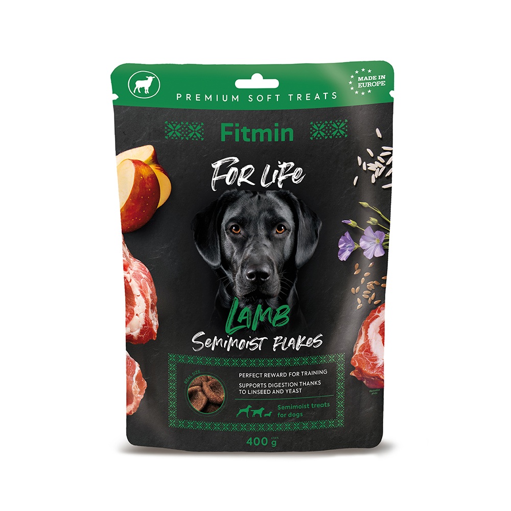 Fitmin For Life Lamb Flakes pamlsek pro psy 400 g