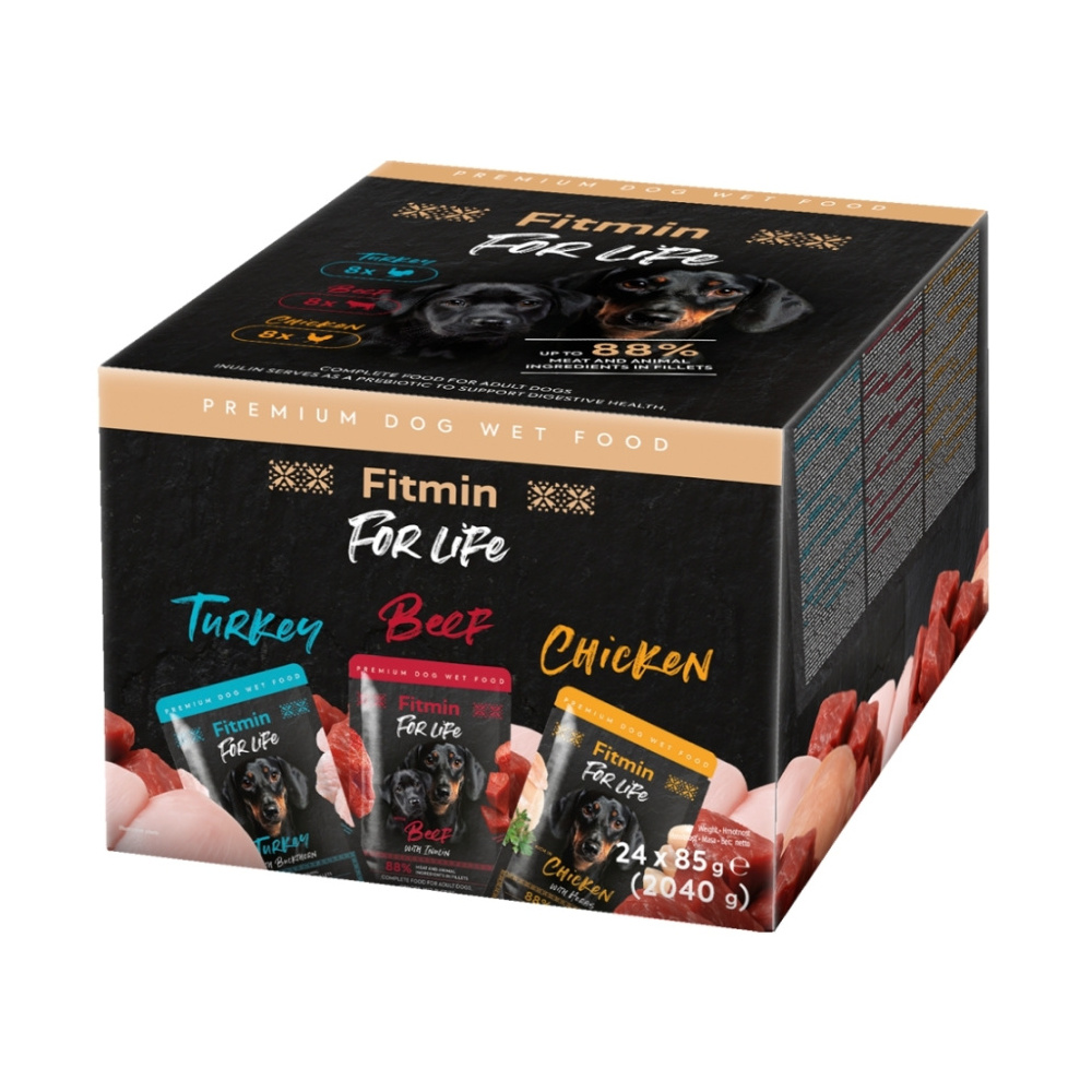 Fitmin For Life Multipack kapsičky pro psy 24x85 g