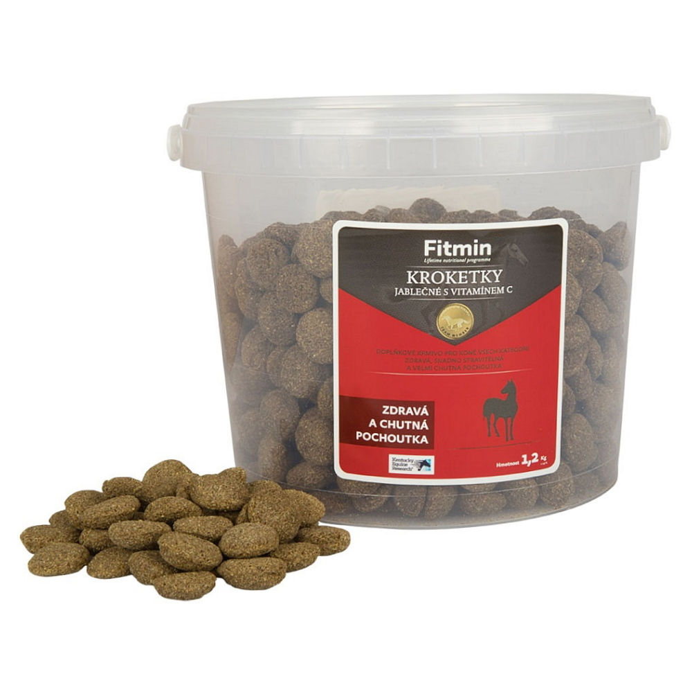 FITMIN Horse kroketky jablko+ vit. C 1,2 kg