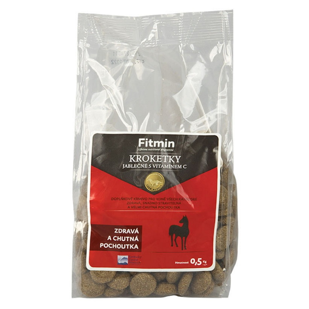 FITMIN Horse kroketky jablko+ vit. C 500 g