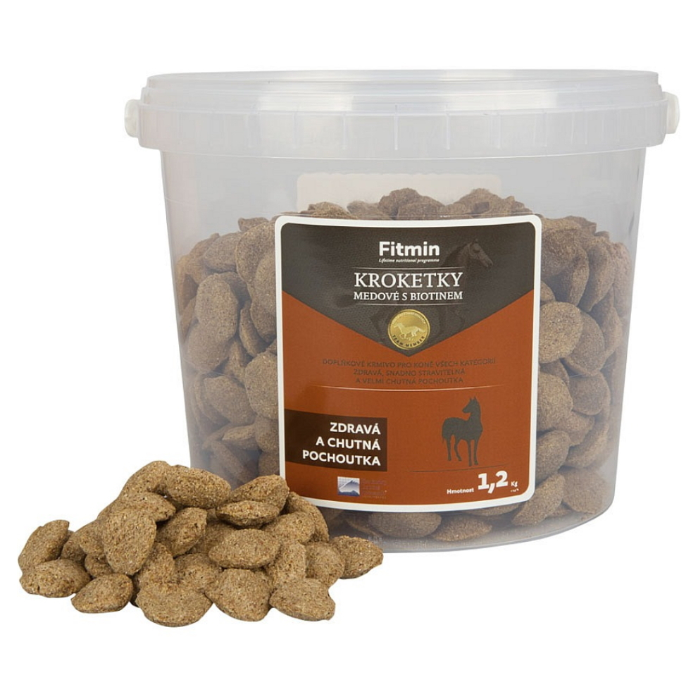 FITMIN Horse kroketky med +biotin 1,2 kg