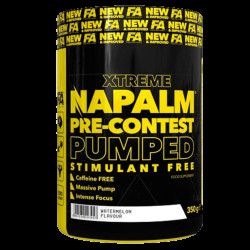Fitness Authority Xtreme Napalm Pre-Contest Pumped stimulant free 350g - dračí ovoce