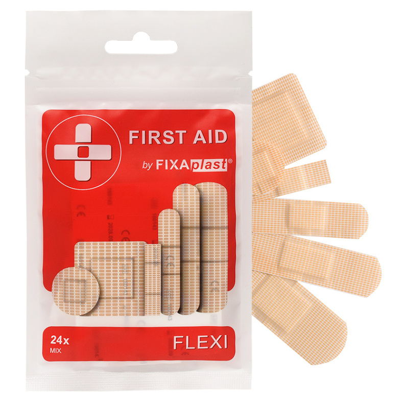 FIXAplast First aid flexi náplast mix 24 kusů
