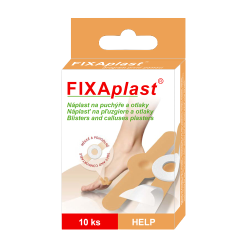 FIXAPLAST Náplast na puchýře a otlaky 10 kusů 10 ks