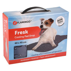 FLAMINGO Chladící podložka kost šedá vzor kapky 45 x 60 cm 1 kus