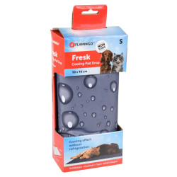 FLAMINGO Chladící podložka šedá vzor kapky S 50 x 40 cm 1 kus