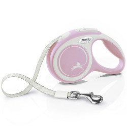 FLEXI New Comfort vodítko pro psy pásek růžová, Velikost vodítka: XS - 3 m