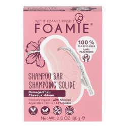 FOAMIE Šampon pro poškozené vlasy Hibiskiss Shampoo Bar 80 g