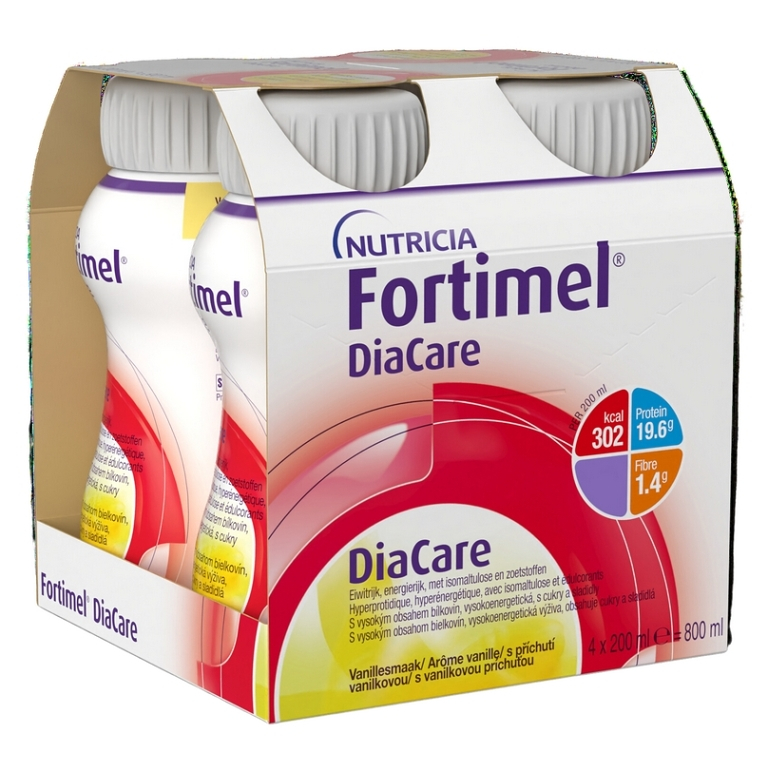 FORTIMEL DiaCare s příchutí vanilka 4 x 200 ml