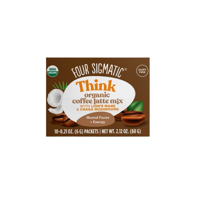 FOUR SIGMATIC Lion´s Mane Mushroom Coffee Latte Mix BIO 10 x 6 g