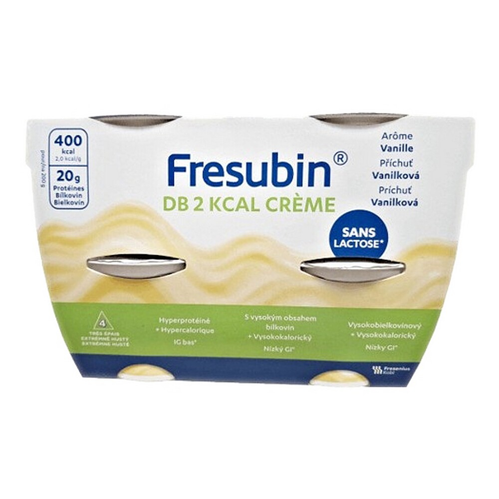 FRESUBIN DB 2 kcal creme vanilka 4 x 200 g
