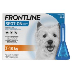 FRONTLINE Spot-on pro psy S 0,67 ml 3 pipety
