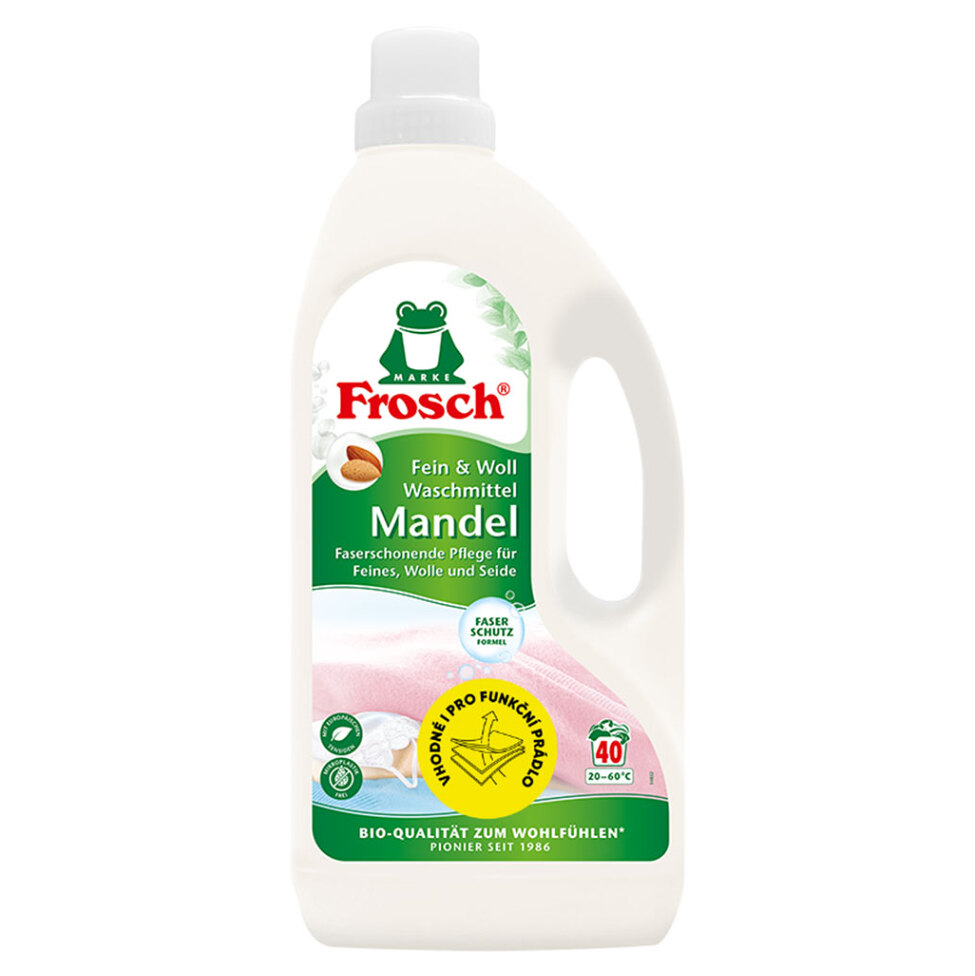 FROSCH Eko Mandle Prací prostředek na vlnu a jemné prádlo 1500 ml