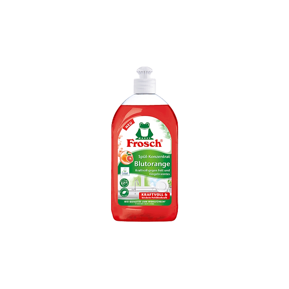 FROSCH Koncentrovaný prostředek na mytí nádobí Červený pomeranč 500 ml
