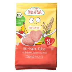 FRUCHTBAR ovesné sušenky s ovocem 8m+ BIO 100 g