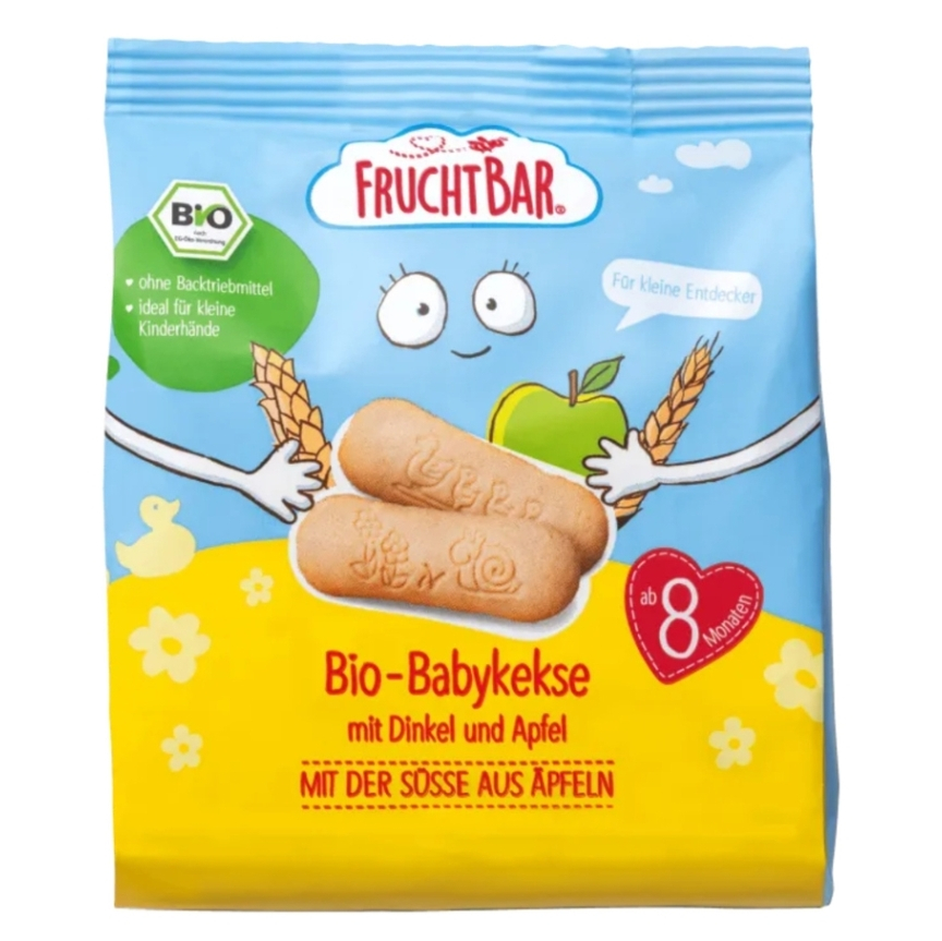 FRUCHTBAR Špaldové sušenky s jablky BIO 100 g