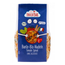 FRUCHTBAR Těstoviny s příchutí rajčat a špenátu 12m+ BIO 300 g