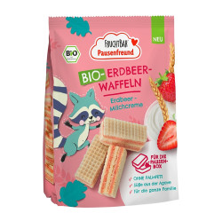 FRUCHTBAR Waflové sušenky s jahodami BIO 100 g