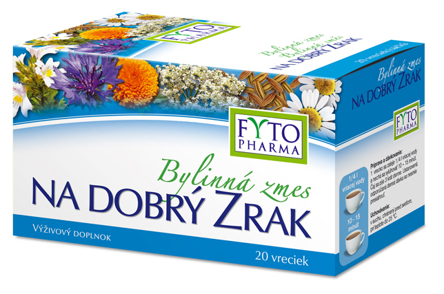 FYTOPHARMA Bylinná zmes na dobrý zrak, 20 x 1.5 g